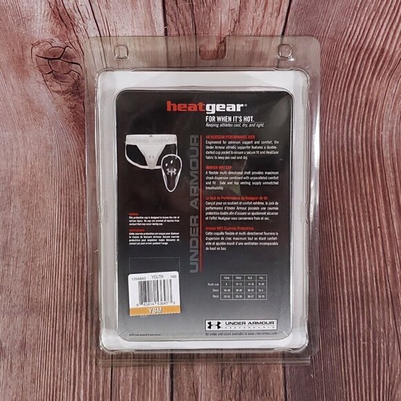 2008 Rare Under Armour Heatgear Youth Medium Performance Jock w/ Armour MPZ Cup - Picture 2 of 11